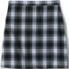 Girls Plaid A-line Skirt Below the Knee, Back