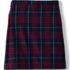 School Uniform Girls Plaid A-line Skirt Below the Knee, Back