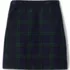 Girls Slim Plaid A-line Skirt Below the Knee, Back