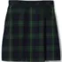 School Uniform Girls Plaid A-line Skirt Below the Knee, Front