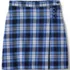 Girls Plus Plaid A-line Skirt Below the Knee, Front