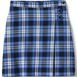 Girls Plaid A-line Skirt Below the Knee, Front