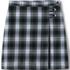 Girls Plus Plaid A-line Skirt Below the Knee, Front