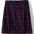 Girls Plus Plaid A-line Skirt Below the Knee, Front