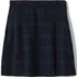 Girls Slim Plaid A-line Skirt Below the Knee, Front