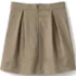 School Uniform Girls Solid Pleated Skort Top of Knee, Back