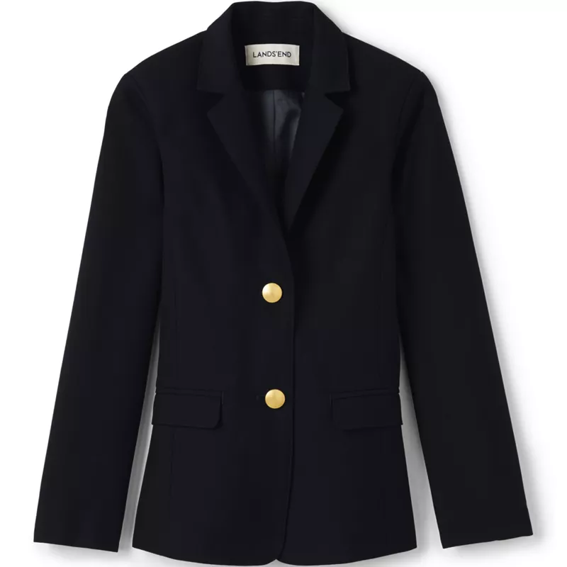 Girls Hopsack Blazer, Front