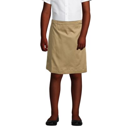 School Uniform Girls Plus Blend Chino Skort Top of Knee  - image 2