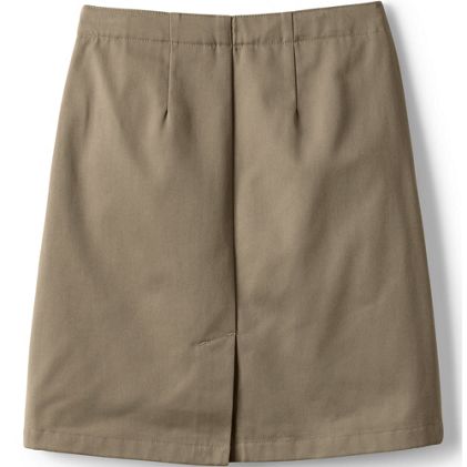 School Uniform Girls Plus Blend Chino Skort Top of Knee  - image 1