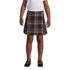 Girls Side Pleat Plaid Skort Above the Knee, Front