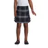 Girls Plus Side Pleat Plaid Skort Above the Knee, Front