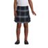 School Uniform Girls Side Pleat Plaid Skort Above the Knee, Front
