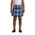 Girls Side Pleat Plaid Skort Above the Knee, Front