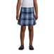 Girls Side Pleat Plaid Skort Above the Knee, Front