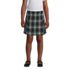 Girls Side Pleat Plaid Skort Above the Knee, Front