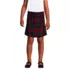 Girls Side Pleat Plaid Skort Above the Knee, Front