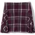 Girls Slim Side Pleat Plaid Skort Above the Knee, Back