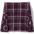 Girls Side Pleat Plaid Skort Above the Knee, Back