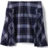 Girls Plus Side Pleat Plaid Skort Above the Knee, Back