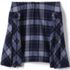 School Uniform Girls Side Pleat Plaid Skort Above the Knee, Back