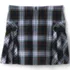 Girls Side Pleat Plaid Skort Above the Knee, Back