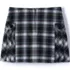 Girls Side Pleat Plaid Skort Above the Knee, Back