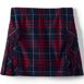 Girls Side Pleat Plaid Skort Above the Knee, Back