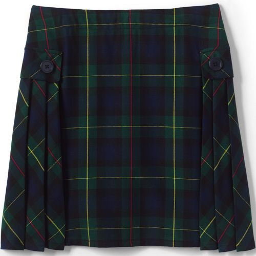 NO BOUNDARIES JUNIORS Green & Black Plaid Classic Christmas Ankle