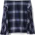 Girls Plus Side Pleat Plaid Skort Above the Knee, Front