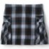Girls Side Pleat Plaid Skort Above the Knee, Front