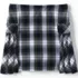 Girls Plus Side Pleat Plaid Skort Above the Knee, Front