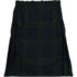 Girls Plus Side Pleat Plaid Skort Above the Knee, Front