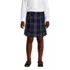 School Uniform Girls Plaid Pleated Skort Top of Knee, Front