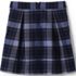 School Uniform Girls Plaid Pleated Skort Top of Knee, Back
