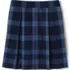 School Uniform Girls Plaid Pleated Skort Top of Knee, Front