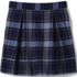 School Uniform Girls Plaid Pleated Skort Top of Knee, Front