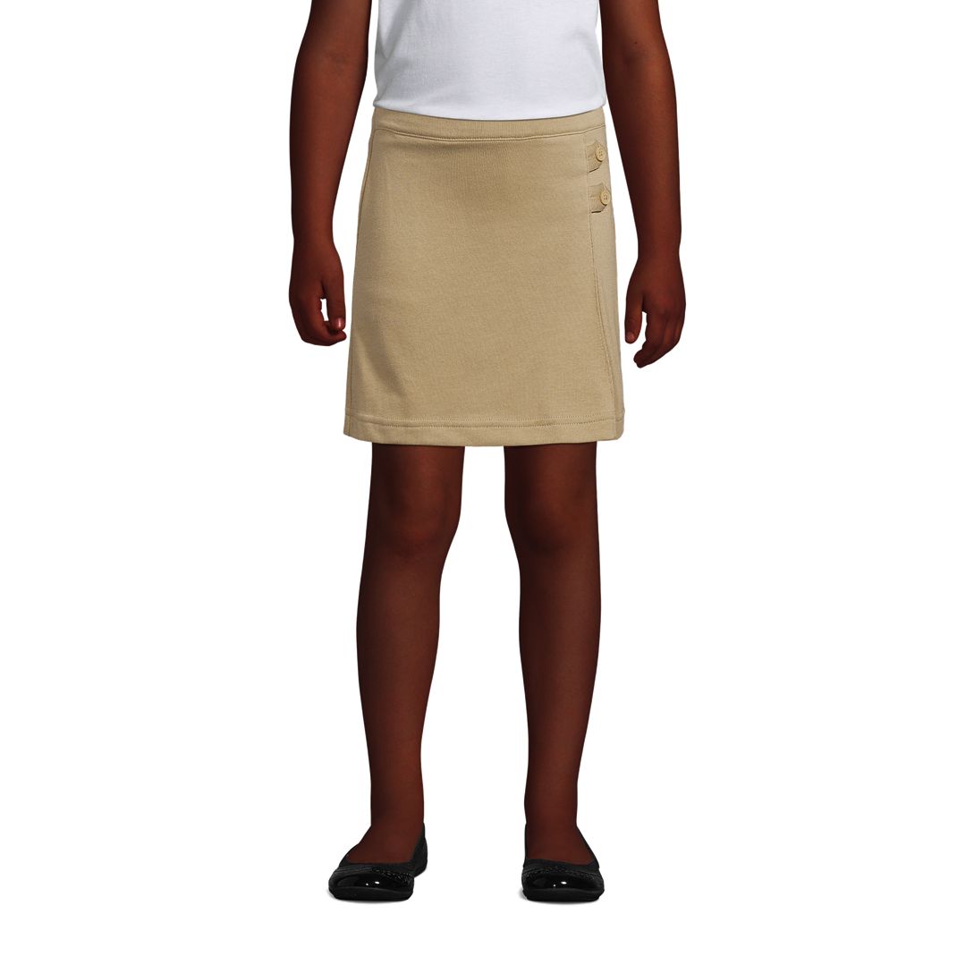 School Uniform Girls Knit Skort Above the Knee