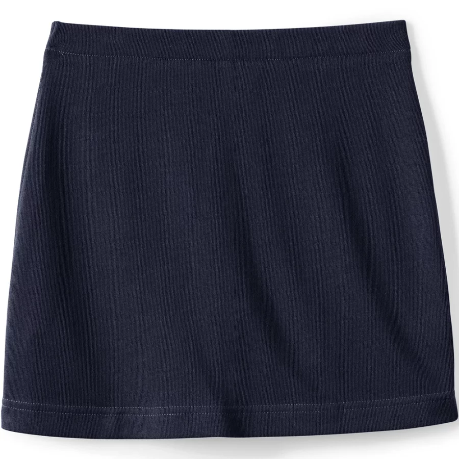 School Uniform Girls' Knit Skort Above The Knee