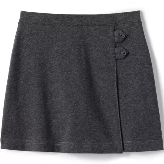 Girls Knit Skort Above the Knee - primary
