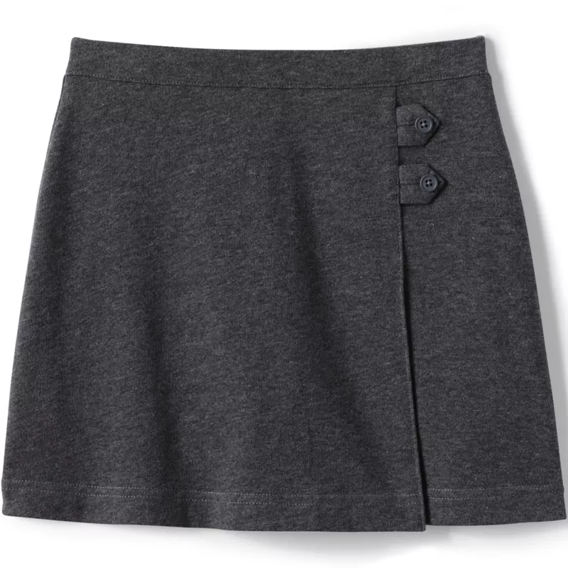 Girls Plus Knit Skort Above the Knee, Front