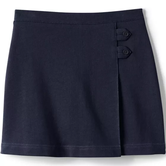 Girls Knit Skort Above the Knee - primary