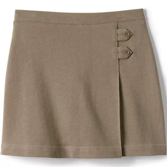 Girls Knit Skort Above the Knee - primary