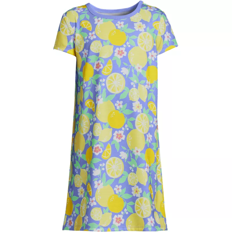 Girls Short Sleeve Nightgown, Front