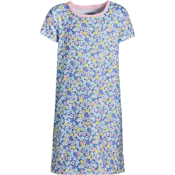 Girls Short Sleeve Nightgown - primary