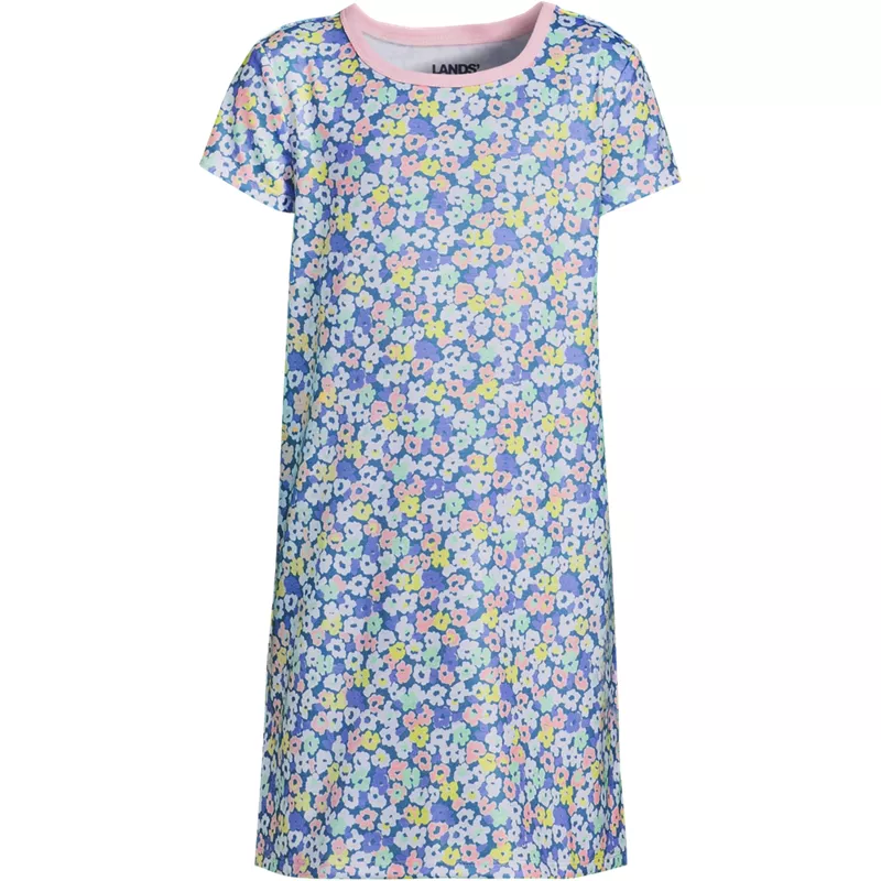 Girls Short Sleeve Nightgown, Front