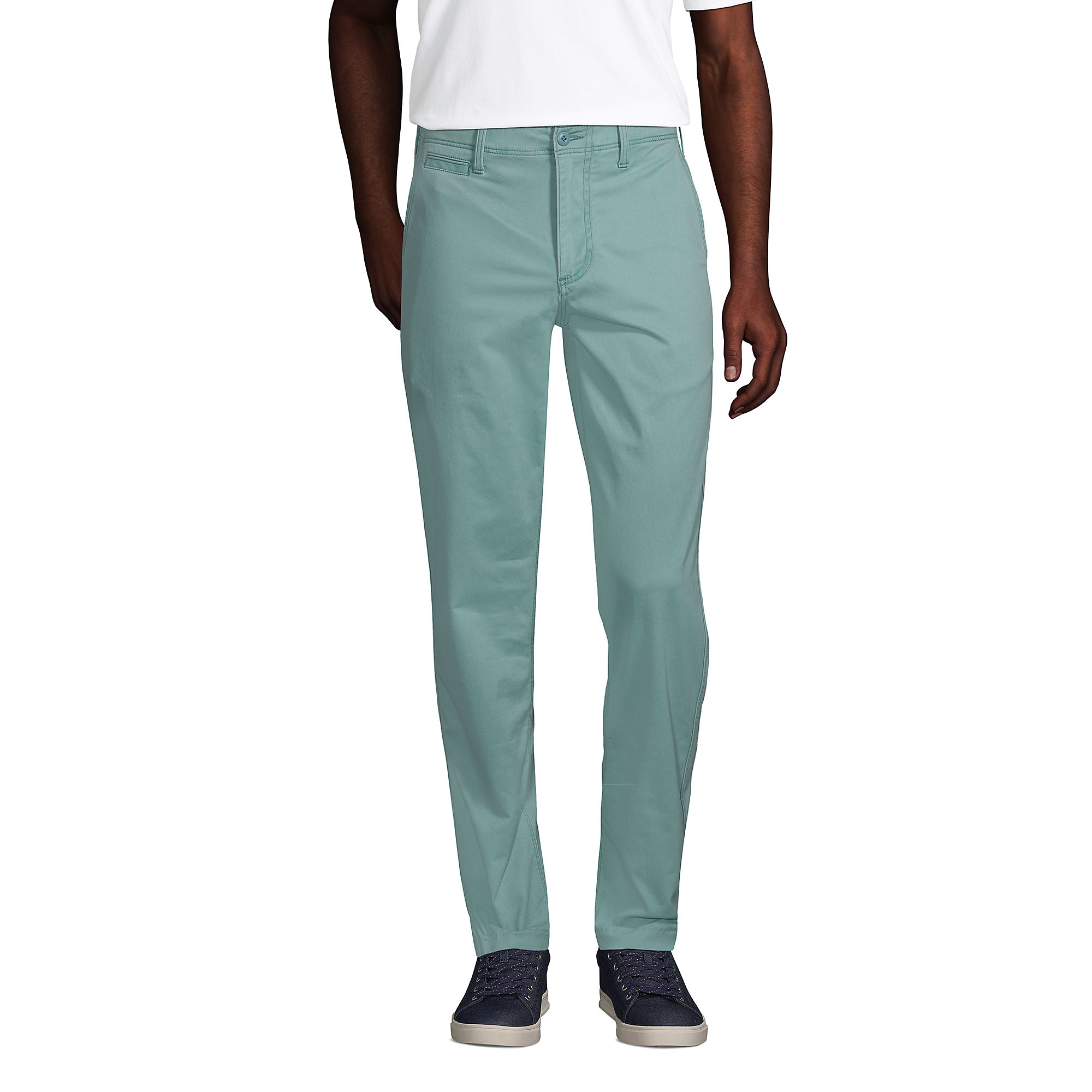 Lands End Men's Traditional Fit Sea Washed Casual Chino Pants (3 colors)