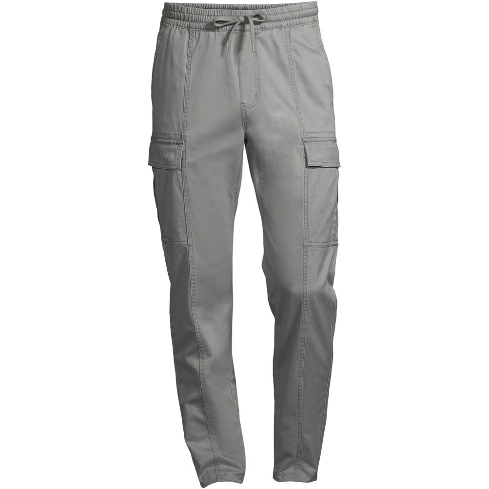 Men's Slim Fit Cotton TENCEL™ Fiber Cargo Jogger Pants Lands' End