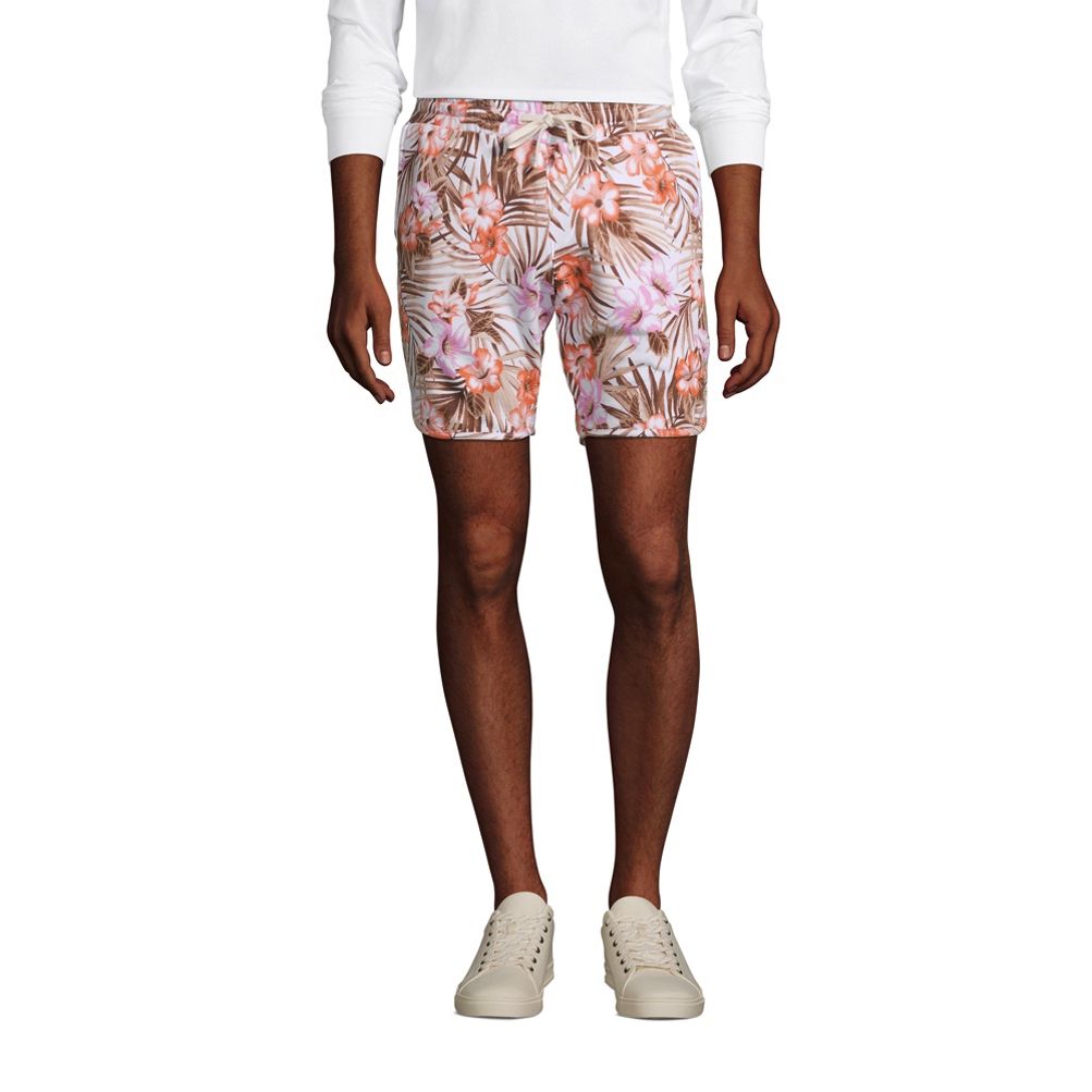 Men's french sale terry drawstring shorts