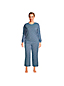 Pyjama-Sweatshirt aus Stretch-Jersey für Damen in Plus-Größe image number 3
