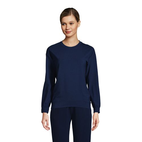 Women's Cosy Brushed Jersey Long Sleeve Loungewear Pyjama Sweatshirt